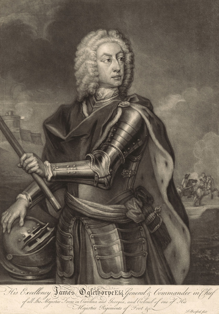 Portrait of James Oglethorpe. (Provided by the National Portrait Gallery) 