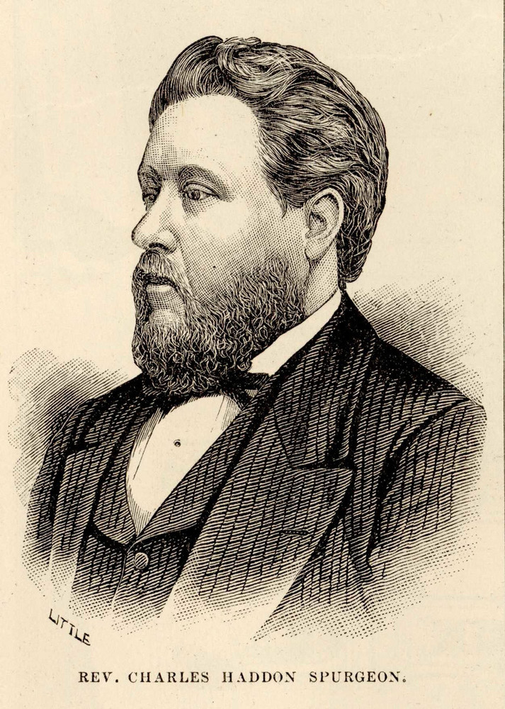 Charles Haddon Spurgeon. {a lithograph}